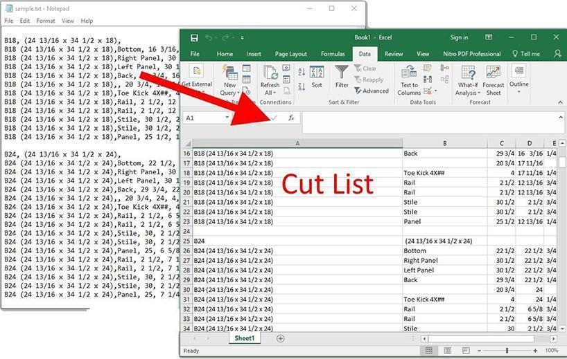 cabinet cut list software free